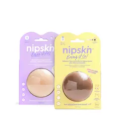 NIPSKIN - Kit Cubre pezones Sin Adhesivo + Cubre pezones Con Adhesivo Nipskin®