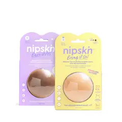 NIPSKIN - Kit Cubre pezones Sin Adhesivo + Cubre pezones Con Adhesivo Nipskin®