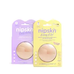 NIPSKIN - Kit Cubre pezones Sin Adhesivo + Cubre pezones Con Adhesivo Nipskin®