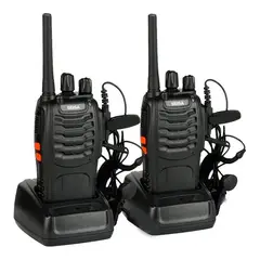 GENERICO - Walkie Talkie Intercomunicador Boquitoqui Kit x 2