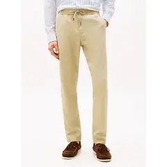 TOMMY HILFIGER - Pantalón beige chino Harlem con pierna cónica