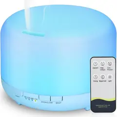HOME - DIFUSOR DE AROMA AROMATERAPIA HUMIDIFICADOR CON CONTROL REMOTO