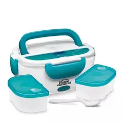 HOME ELEMENTS - LONCHERA ELECTRICA PORTA COMIDAS ELECTRICO VERDE