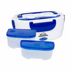 HOME ELEMENTS - LONCHERA ELECTRICA PORTA COMIDAS ELECTRICO AZUL