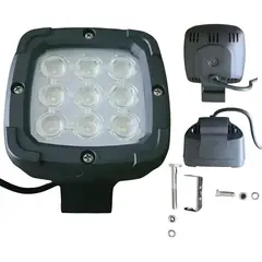 GENERICO - Lampara De 9 Bombillos Leds -faros 1300lm-para Carro 12 Volt