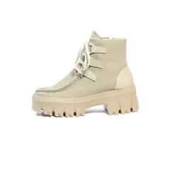 MANIQUEO - Botines Beige Mila