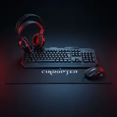 007PLUS - Combo Gamer Experto 4 en 1 RGB