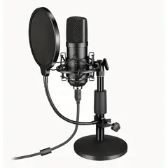 GENERICO - Microfono USB Estudio Grabación Condensador PC Mics, Plug & Play Podcast Mic