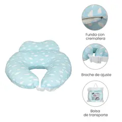 PREMIUM BABY - Almohada de lactancia Azul PB2517
