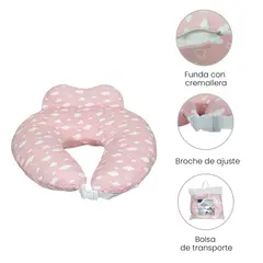 PREMIUM BABY - Almohada de lactancia Rosa PB2517