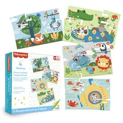 RONDA - 4 Rompecabezas Fisher Price x 9 Piezas