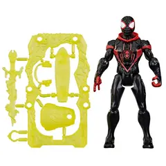 MARVEL - Figura de Acción Spider-Man ActionVerse Miles Morales