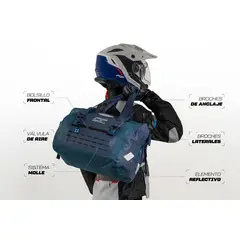 FIRE PARTS - DRYBAG MALETA PARA MOTO FP M35 IMPERMEABLE DE 35 LITROS