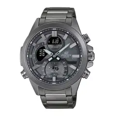 CASIO - Reloj Edifice Para Hombre Moderno ECB-30DC-1BDF Negro Grisaceo