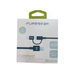 PURE GEAR - CABLE DATOS LIGHTNING-MICRO - PUREGEAR - 1.2M