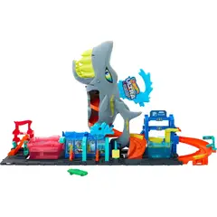 HOT WHEELS - Pista City Mega Rapid Ultra Shark Wash