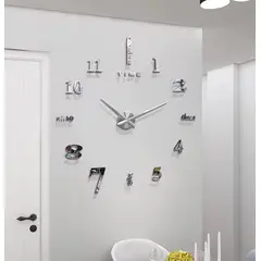 GENERICO - Reloj de pared con adhesivos