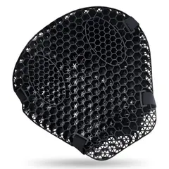 INNOVA - Cojín Para Motociclistas Moto Silicona Antifatiga Turismo Negro