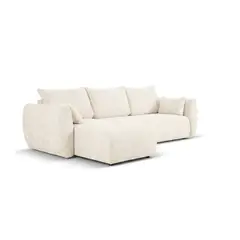 GENERICO - Sofá en L esquinero Moderno modular 3 plazas Blanco