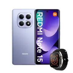 XIAOMI - Celular Redmi Note 15 256GB 8GB Ram Morado + Smartwatch