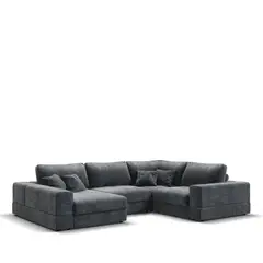 GENERICO - Juego de sala o sofá Moderno en Forma de U Color Gris