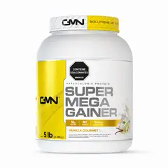 GMN - Super Mega Gainer Hipercalórico 5 lb Vainilla Gourmet Proteína Carbohidratos