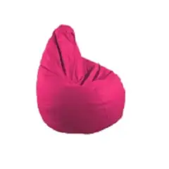 GENERICO - Puff Tipo Pera o Silla Infantil Para Espacios Pequeños Color Fucsia