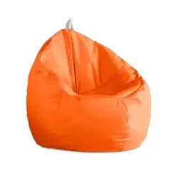 GENERICO - Puff Tipo Pera o Silla Infantil Para Espacios Pequeños Color Naranja