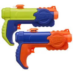 NERF - Lanzador Super Soaker Pack Doble Piranha