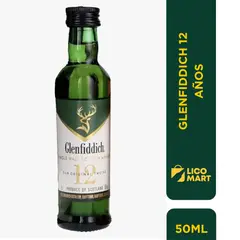 GLENFIDDICH - MINIATURA 12 AÑOS 50 ML