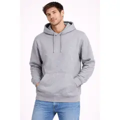 FRIOLENTA - Saco buzo Hoodie Hombre algodón perchado - Gris