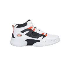 SKECHERS - Tenis Kids SKX Court Hype Street Hooper - Blanco