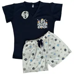 EMPIJAMADAS - Pijama Mujer Pantalón Corto