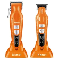 KEMEI - Maquina De Corte y Patillera Original e Inalambrica 8543