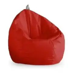 GENERICO - Puff Tipo Pera o Silla Infantil Para Espacios Pequeños Color Rojo