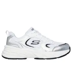 SKECHERS - Tenis Kids Retro-Graph - Blanco