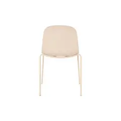 RTA DESIGN - Silla Comedor Minimalista Aira, Color Blanco, con Cojin de Tela