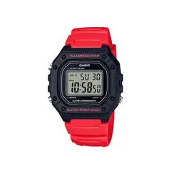 CASIO - RELOJ PARA HOMBRE W-218H-4BVDF - ROJO
