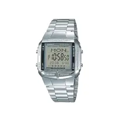 CASIO - RELOJ VINTAGE DB-360-1ADF -PLATEADO