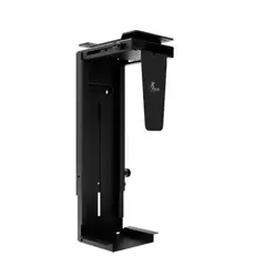 XTECH - Soporte Universal XTA600 CPUUPS Ajustable 360° Acero Alta Resistencia Bajo EscritorioPared
