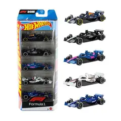 HOT WHEELS - Autos de Carreras F1 pack x 5 Formula 1 2025