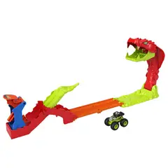 HOT WHEELS - Pista Monster Trucks Mordida de Serpiente