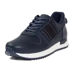 VIAR - Tenis Cuero Walfer Azul