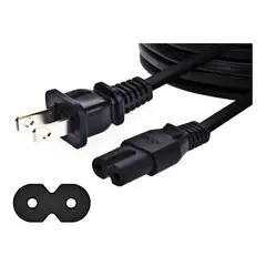 GENERICO - Cable De Poder Premium Para Televisores Conexión 2 Clavijas