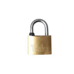 YALE - Candado Italiano 110-40 Original 2 Llaves Color Dorado