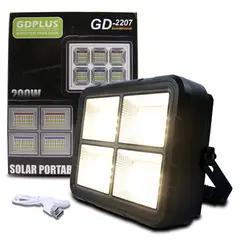 AMERICAN GENERICS - Lámpara Solar GD-2207 200W