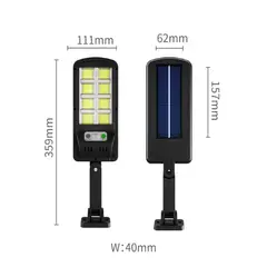 AMERICAN GENERICS - MINI LÁMPARA SOLAR JORTAN DE JARDÍN 400W