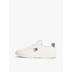TOMMY HILFIGER - Tenis azul de Cuero color block