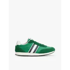 TOMMY HILFIGER - Tenis verde Essential de tacos finos