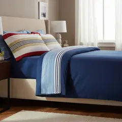 GENERICO - Juego De Sábanas Mediterránea Azul 180 Hilos